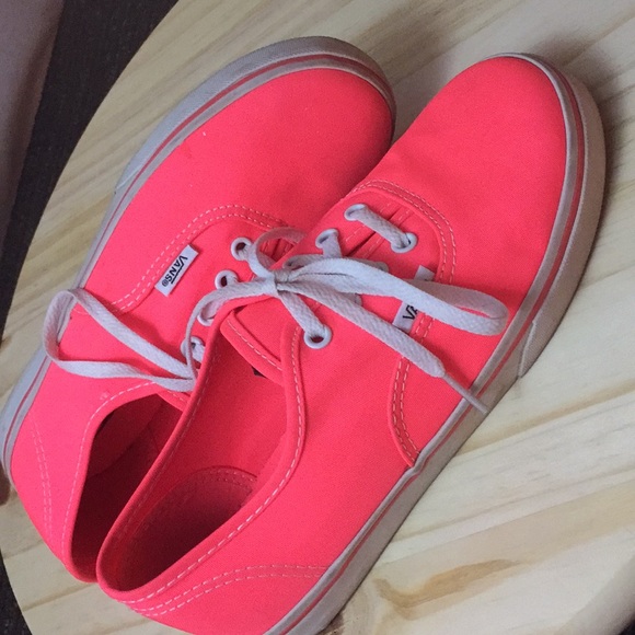 coral pink vans